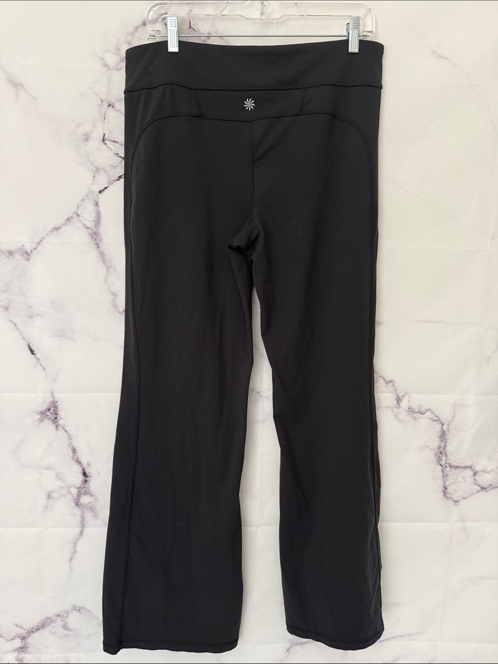 ATHLETA Revelation Supplex Flare Yoga Pants Black Size XL - Picture 7 of 9